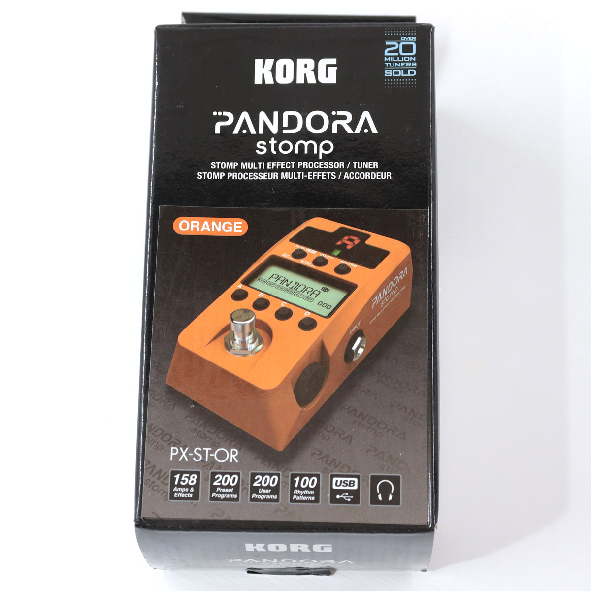 KORG PANDORA STOMP 新品 PANDORA stomp - STOMP MULTI EFFECT PROCESSOR/TUNER | KORG (USA)