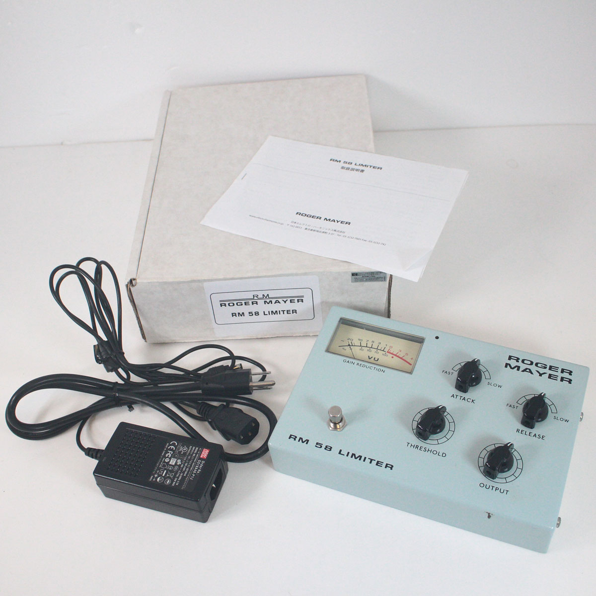 ギター ROGER MAYER RM 58M LIMITER Roger Mayer RM 58 LIMITER guitar effects pedal w/Adapter