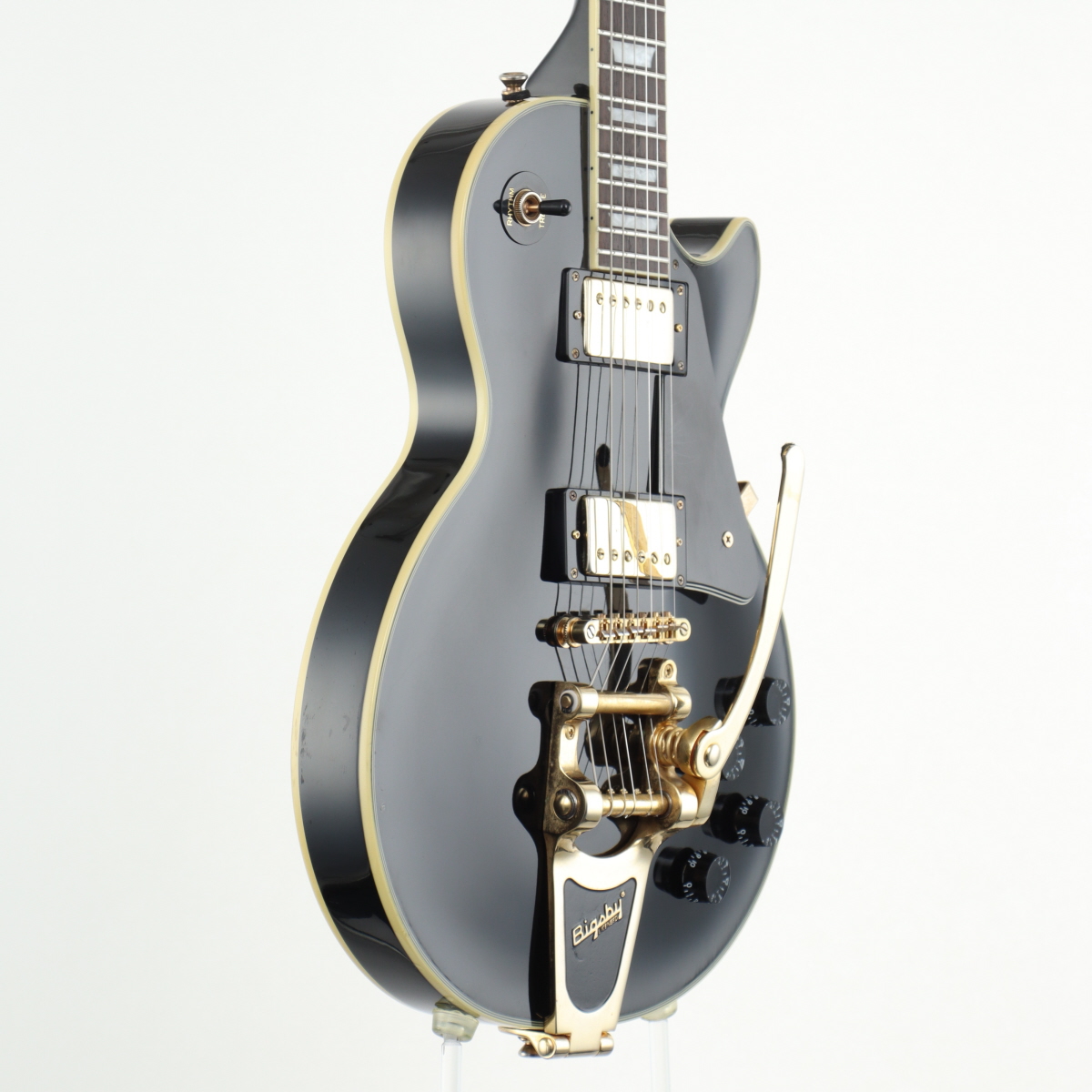 中古】Epiphone / Les Paul Custom Pro Bigsby Mod Ebony 【梅田