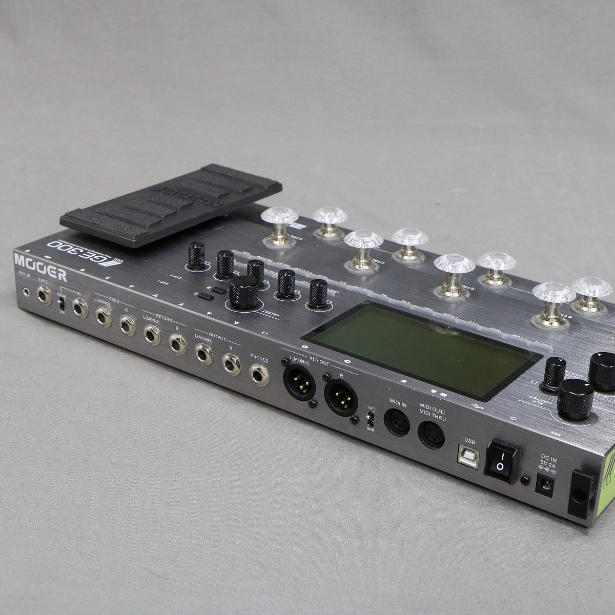 【値下げ 限界】Mooer GE300+専用ケース 中古品 MOOER GE300 マルチエフェクター 専用エフェクターケース付き