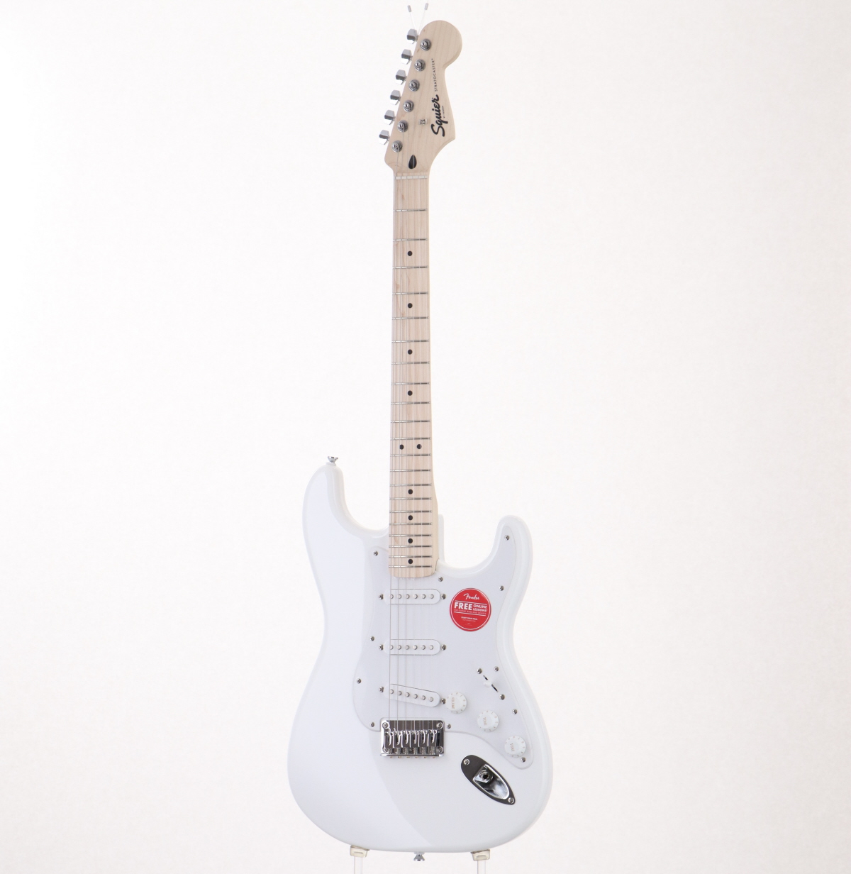 Squier Stratocaster ホワイトエレキギター Amazon.co.jp: Squier by Fender/Sonic Stratocaster HT Maple