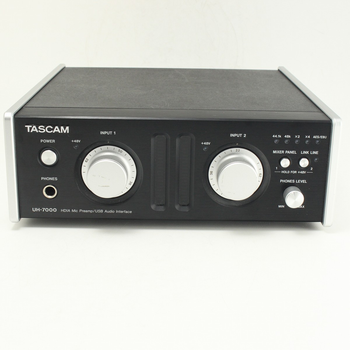 TASCAM UH-7000 オーディオインターフェイス UH-7000 | HDIA回路搭載マイクプリアンプ/USBオーディオ