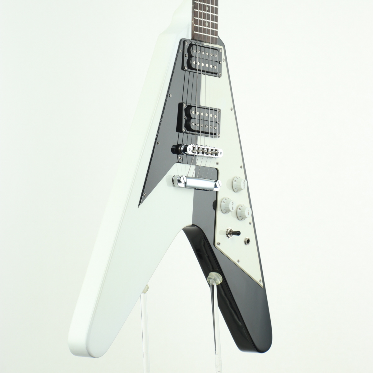中古】Dean / Michael Schenker Signature Retro V Black/White
