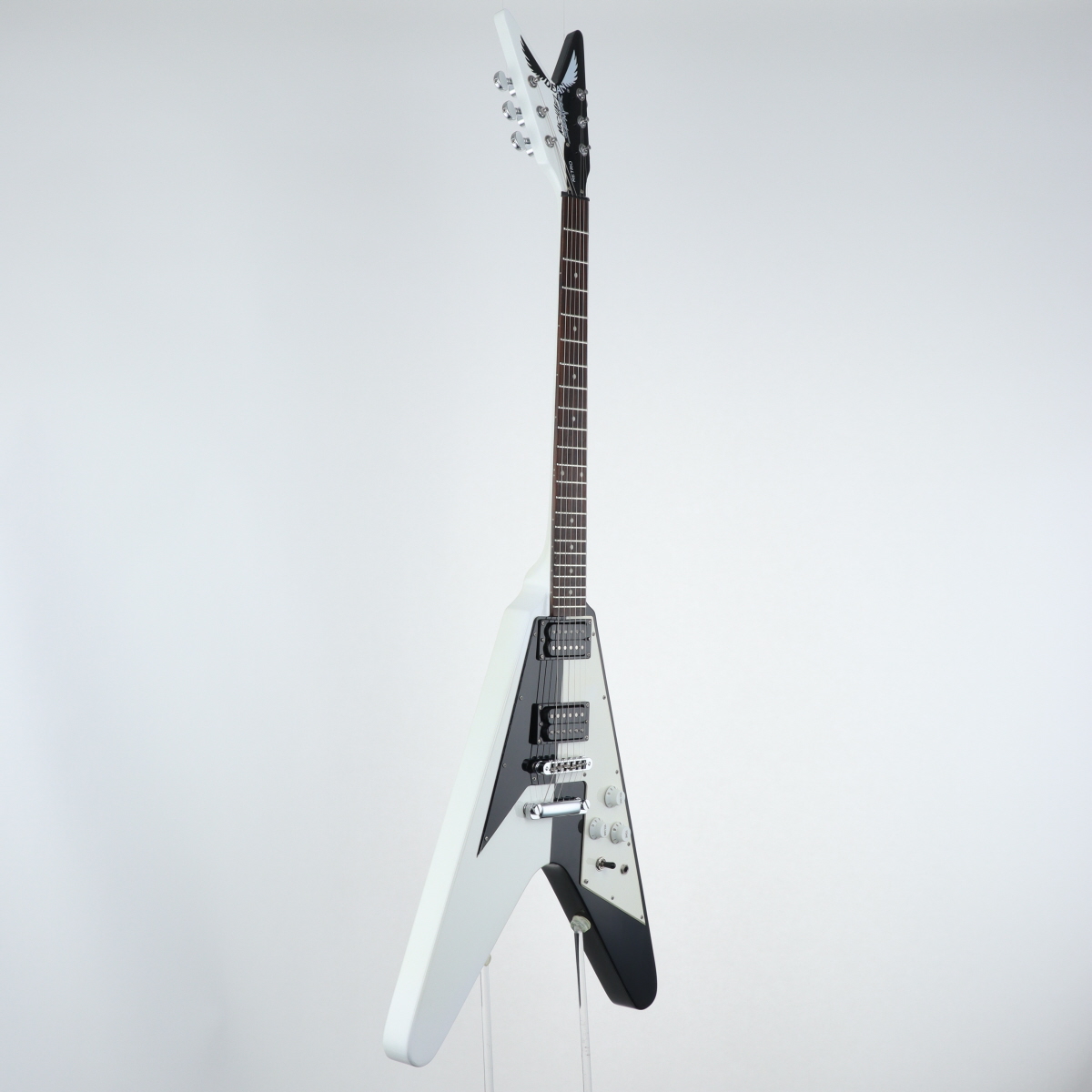 中古】Dean / Michael Schenker Signature Retro V Black/White