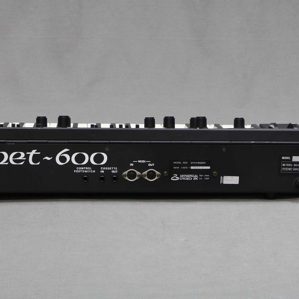 中古】 SEQUENTIAL CIRCUITS INC / Prophet-600 VER.6 E3.1
