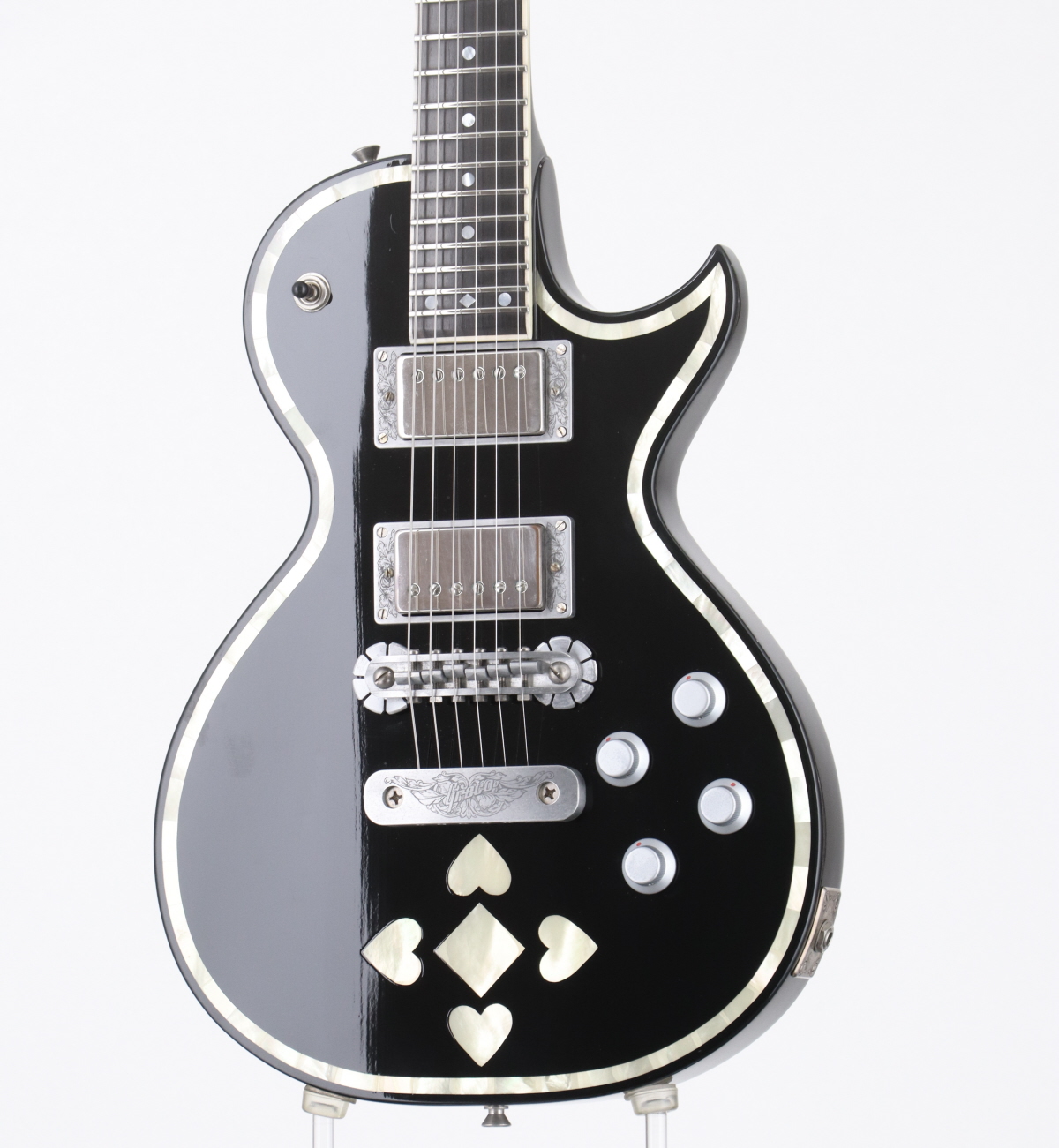 GRECO Zemaitis / HEART Black 左利き用 A24SU DOT HEART | Kanda Shokai ZEMAITIS® Web Site