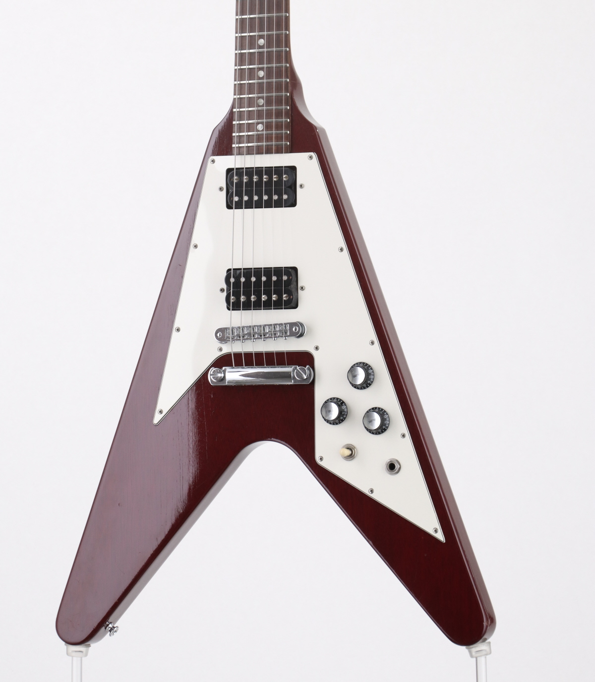 Gibson FLYING V 67 Cherry【1997年製】 1997 Gibson Flying V '67 Reissue Cherry | Guitar Chimp