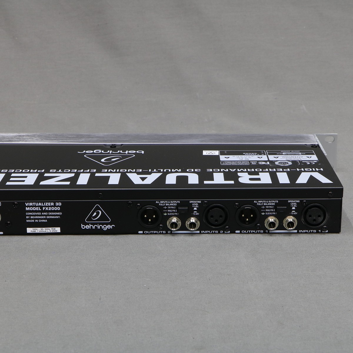 中古】 BEHRINGER / FX2000 VIRTUALIZER 3D 【御茶ノ水本店】【7