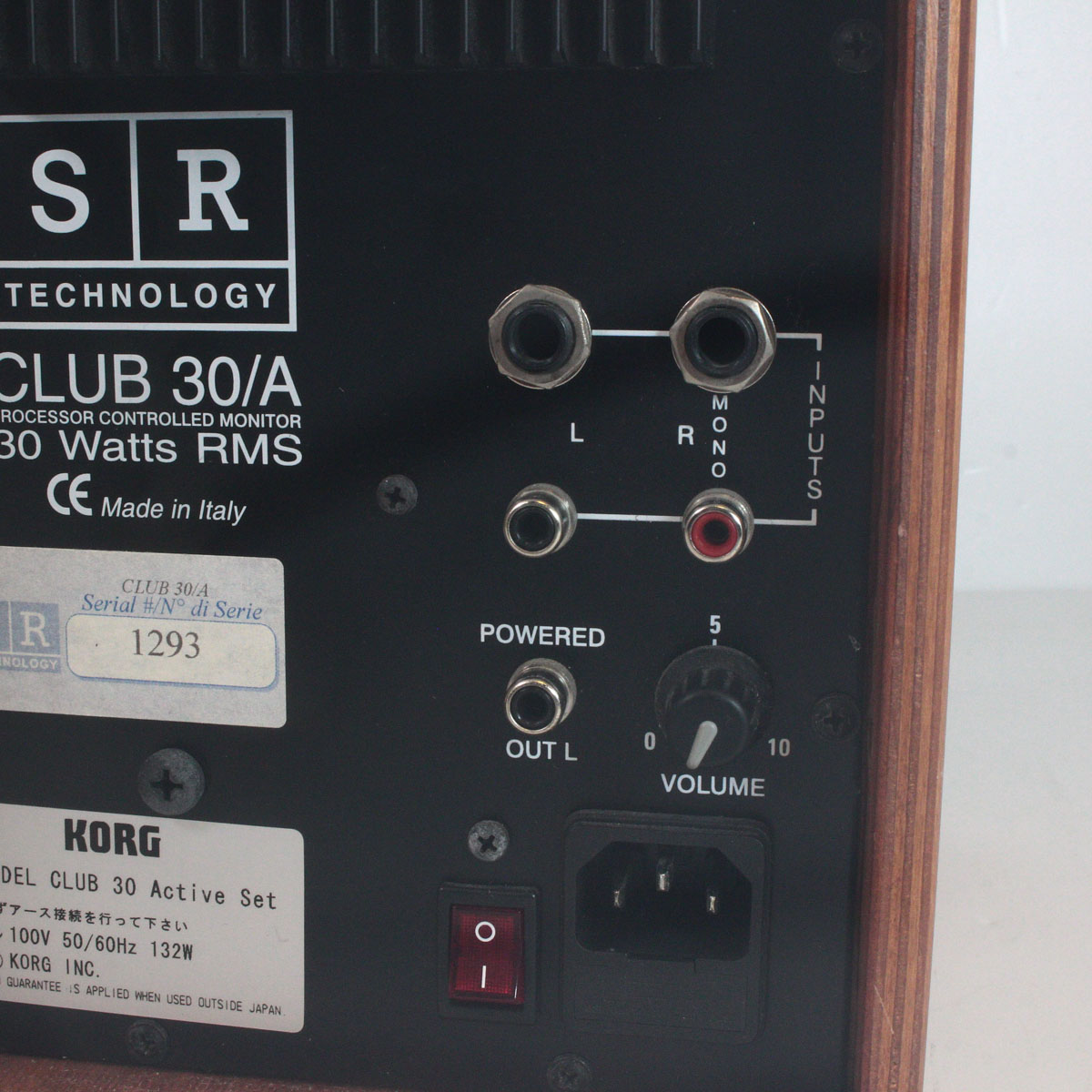 SR TECHNOLOGY CLUB 30/A 2ウェイアクティブスピーカー - メルカリ