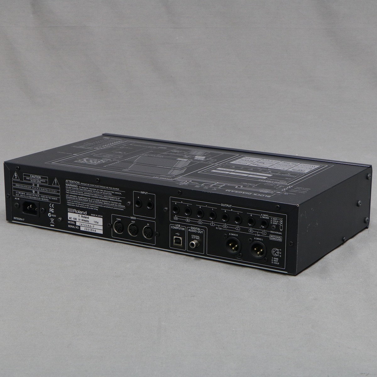 ROLAND INTEGRA-7 シンセサイザー音源モジュール｜中古 山陽電子