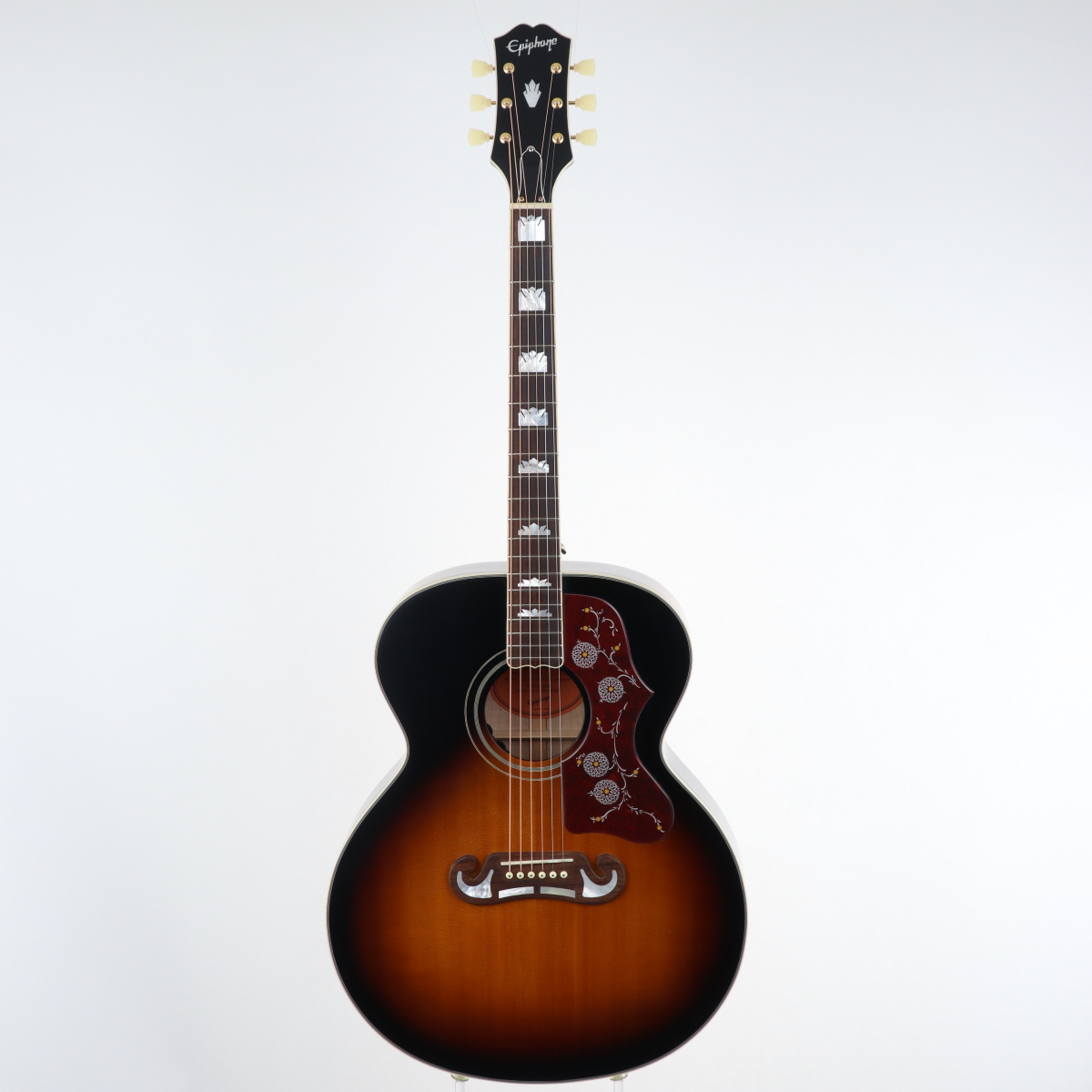 【9331】 美品 EPIPHONE masterbilt j-200 エレアコ Epiphone Masterbilt J-200 中古美品 - メルカリ