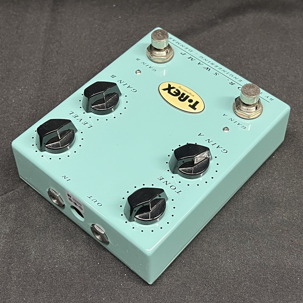 ギター T-REX Dr.Swamp T-Rex Dr. Swamp Overdrive Distortion Pedal Old - YouTube