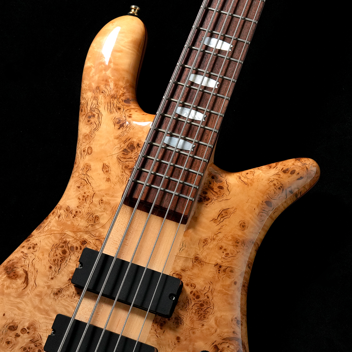 Spector EURO 5LX(Natural) 中古品　純正ケース付き EURO 5 LX PW / Black & Blue Matte | 【クロサワ楽器店