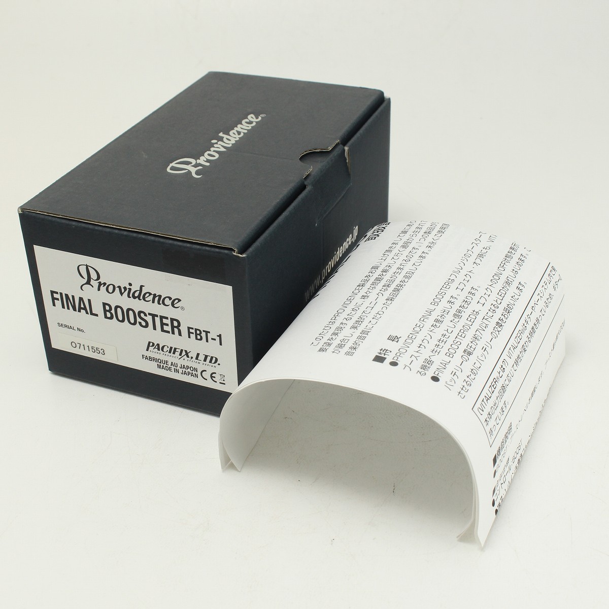 Providence FINAL BOOSTER FBT-1 エフェクター Providence プロヴィデンス Final Booster FBT-1 ファイナル