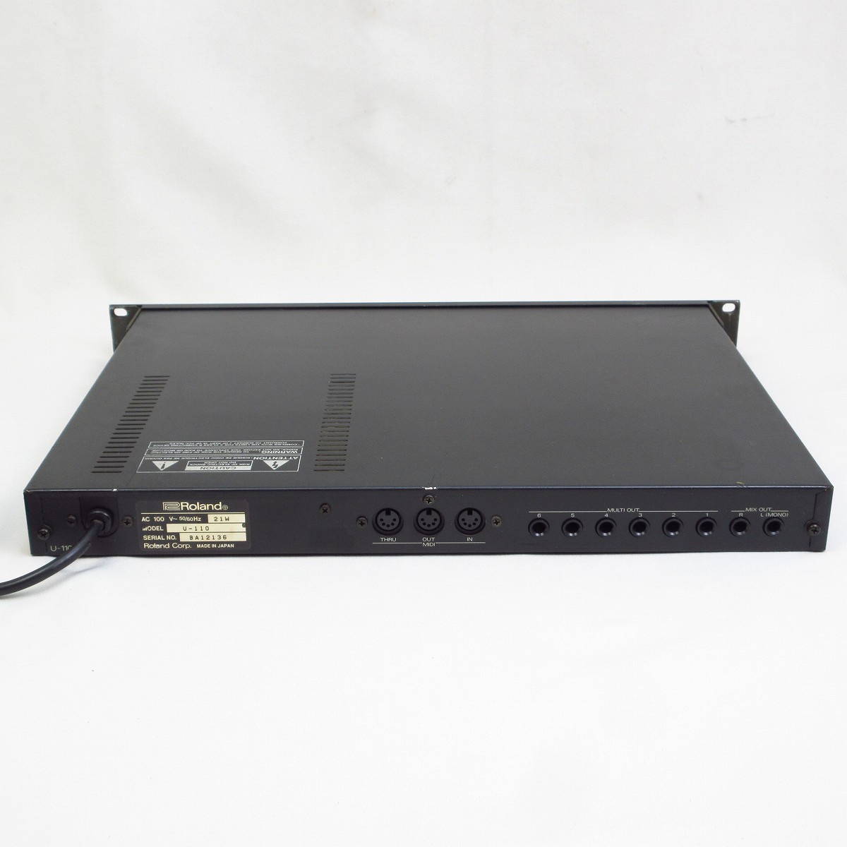 動作良好　付属品付き　Roland midi 音源モジュール　U-110 ROLAND U-110