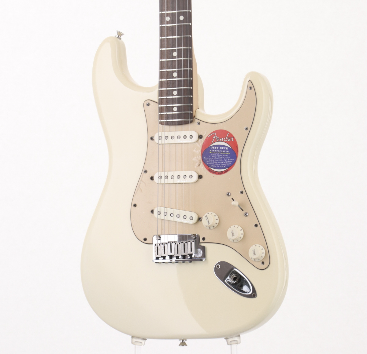 中古】FENDER USA / Jeff Beck Stratocaster Olympic White