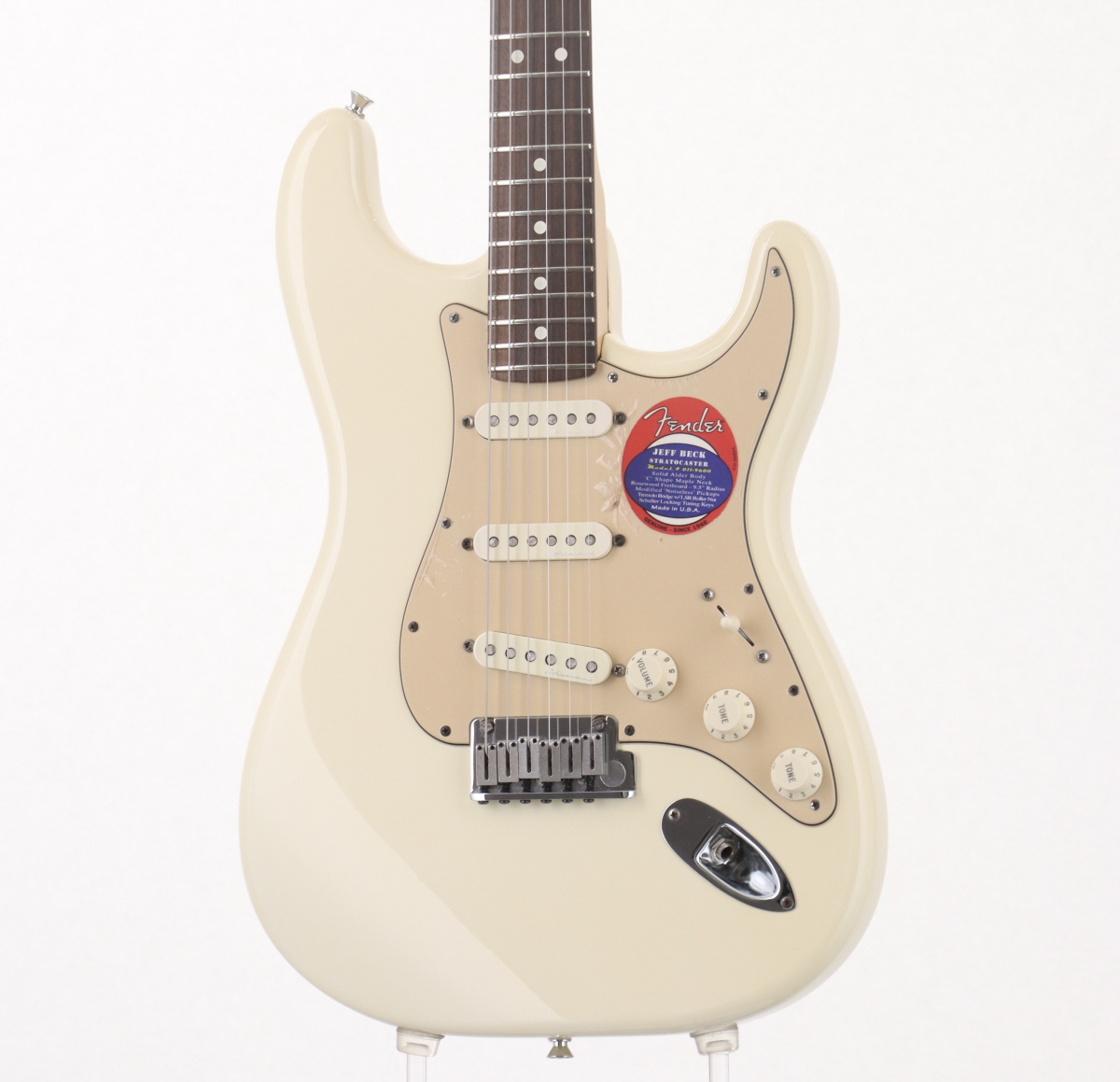 中古】FENDER USA / Jeff Beck Stratocaster Olympic White