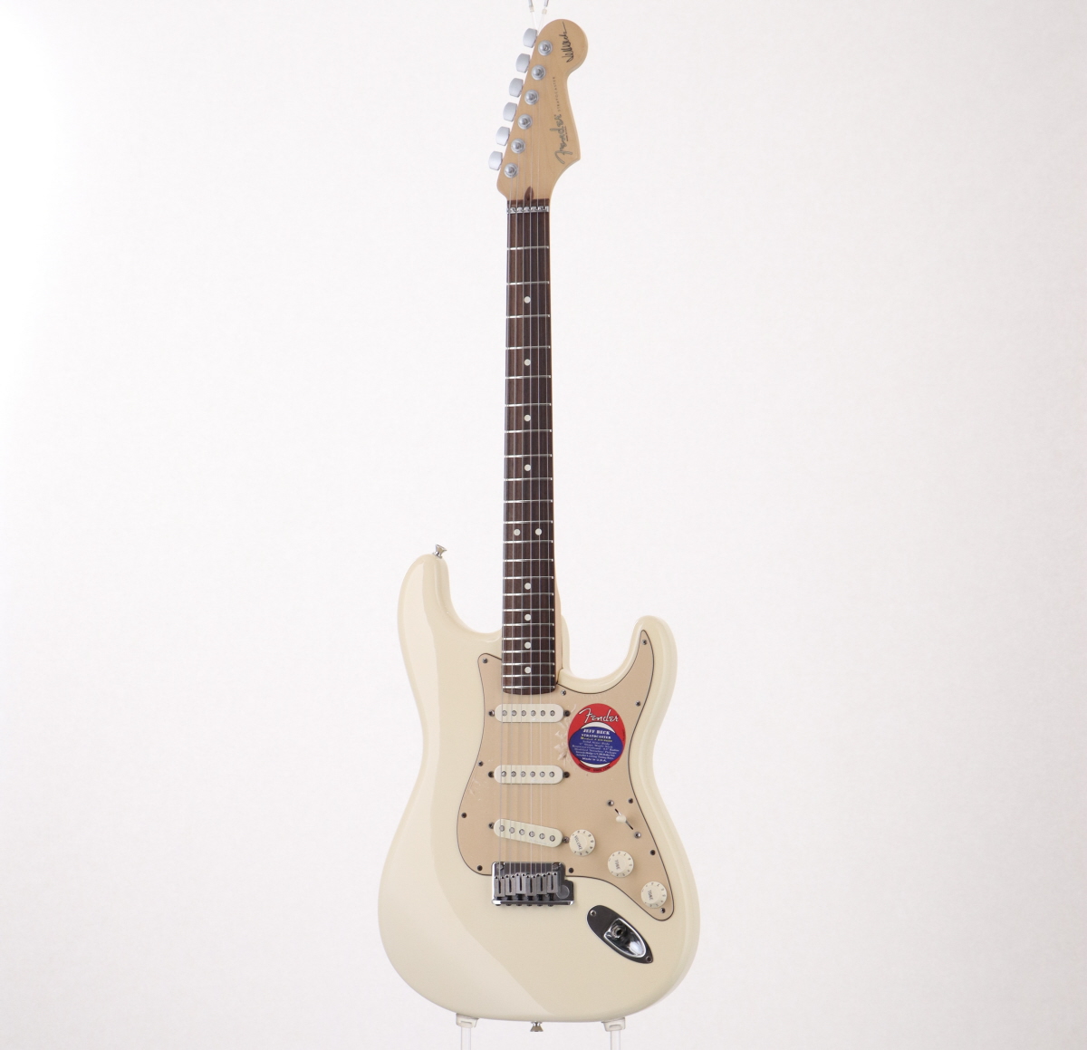 中古】FENDER USA / Jeff Beck Stratocaster Olympic White