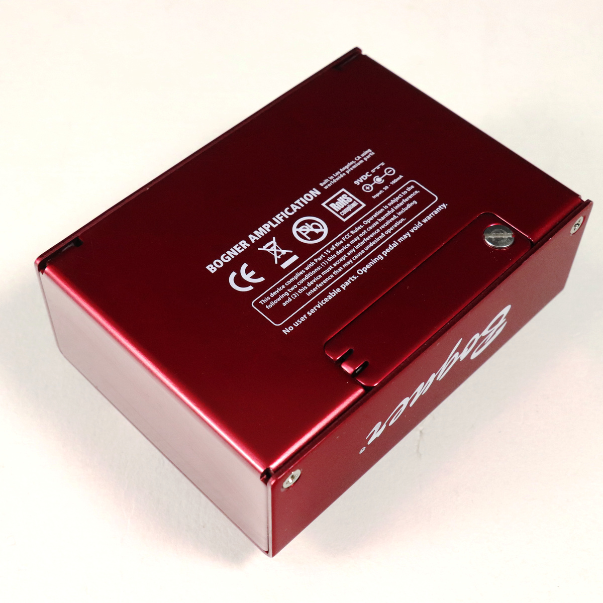 Bogner Ecstasy red 元箱・取説・カード付属 Bogner Ecstasy red 元箱・取説・カード付属