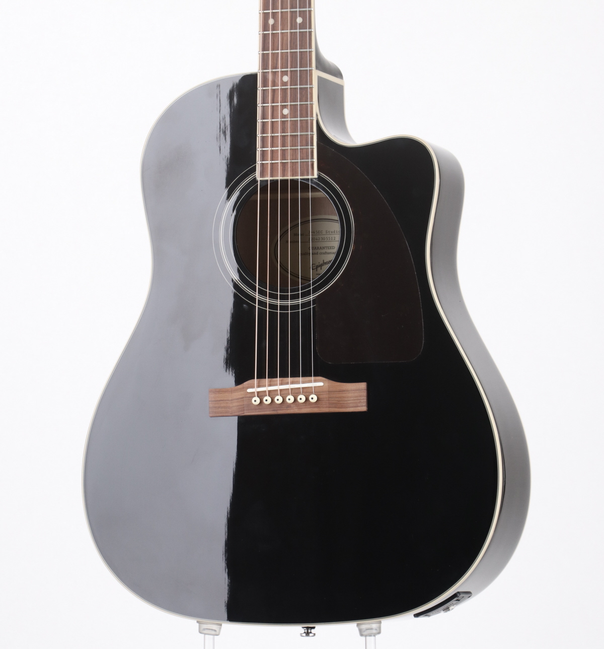 中古】EPIPHONE / J-45EC Studio Ebony 【訳アリ】 現状渡し