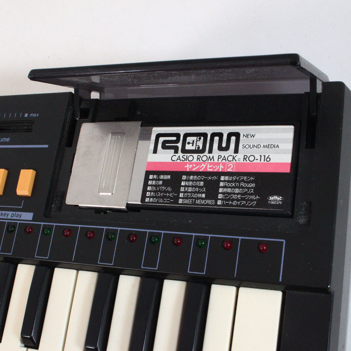 カシオ CASIO 弾けますと〜ん PT-80 ROMパック2つ付き カシオ CASIO 弾けますと〜ん PT-80 ROMパック2つ付き