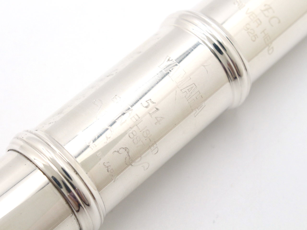 YAMAHA YFL-514 フルート 全体調整、タンポ交換済 頭部管銀製 中古】YAMAHA / フルート YFL-514 頭部管銀製 全タンポ交換済み