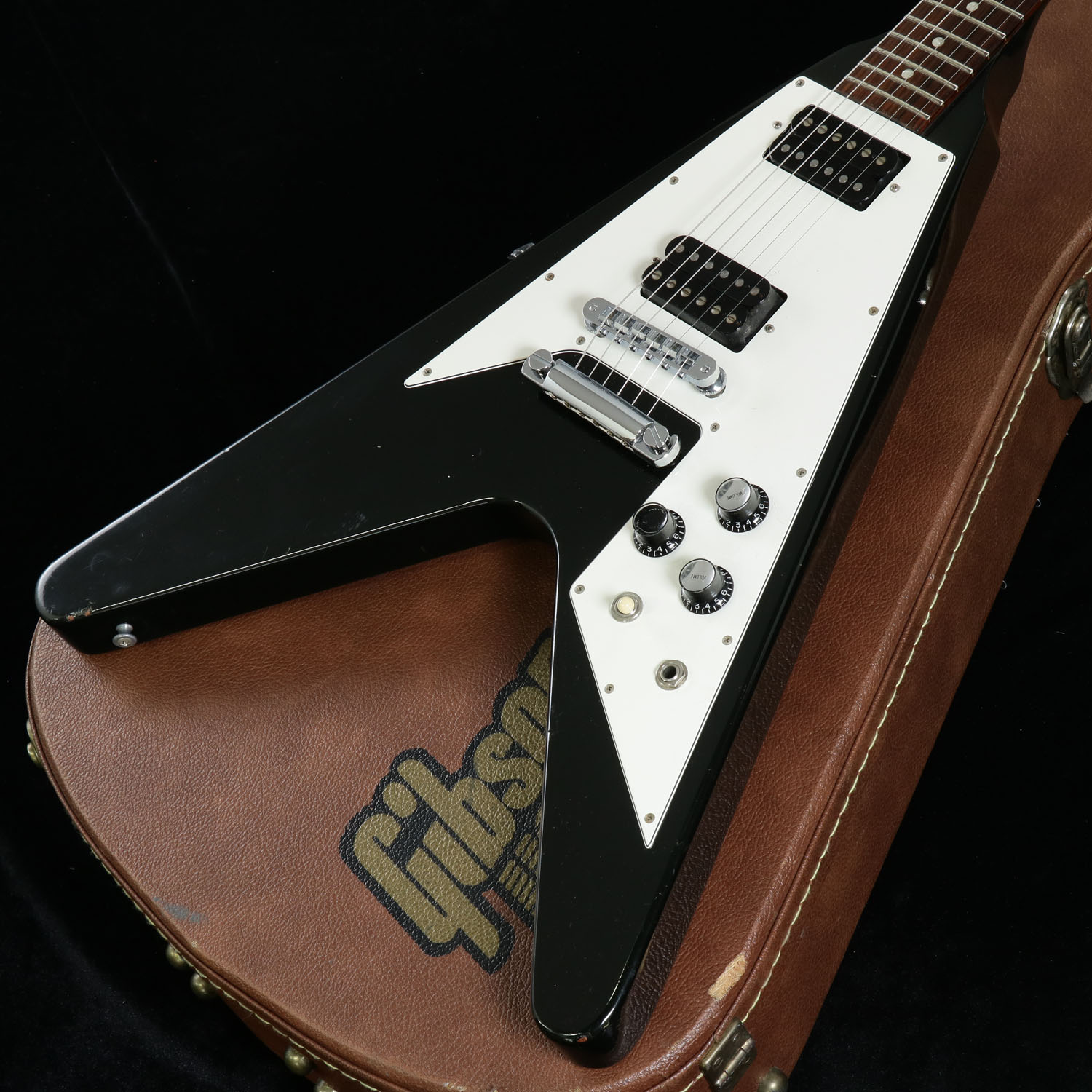 フライングV Amazon | Gibson USA / 80s Flying V Ebony ギブソン フライング