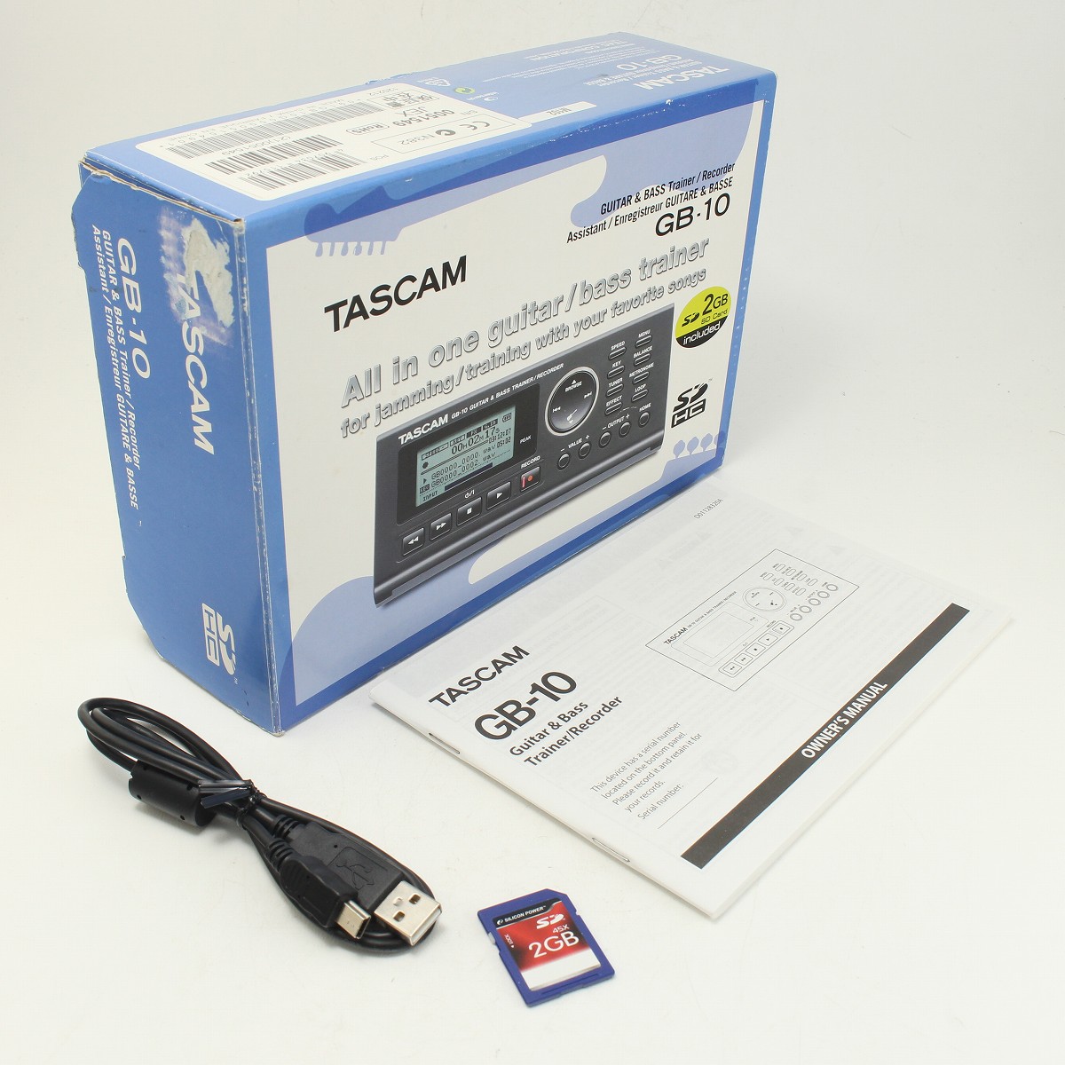 Amazon | TASCAM トレーナー/レコーダー ギター&ベース用 GB-10