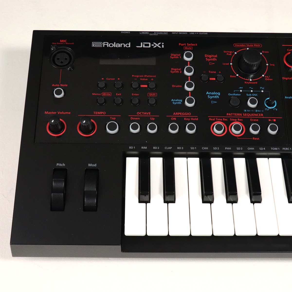 ROLAND JD-Xi ハイブリッドシンセサイザー 37鍵盤 シーケンサー