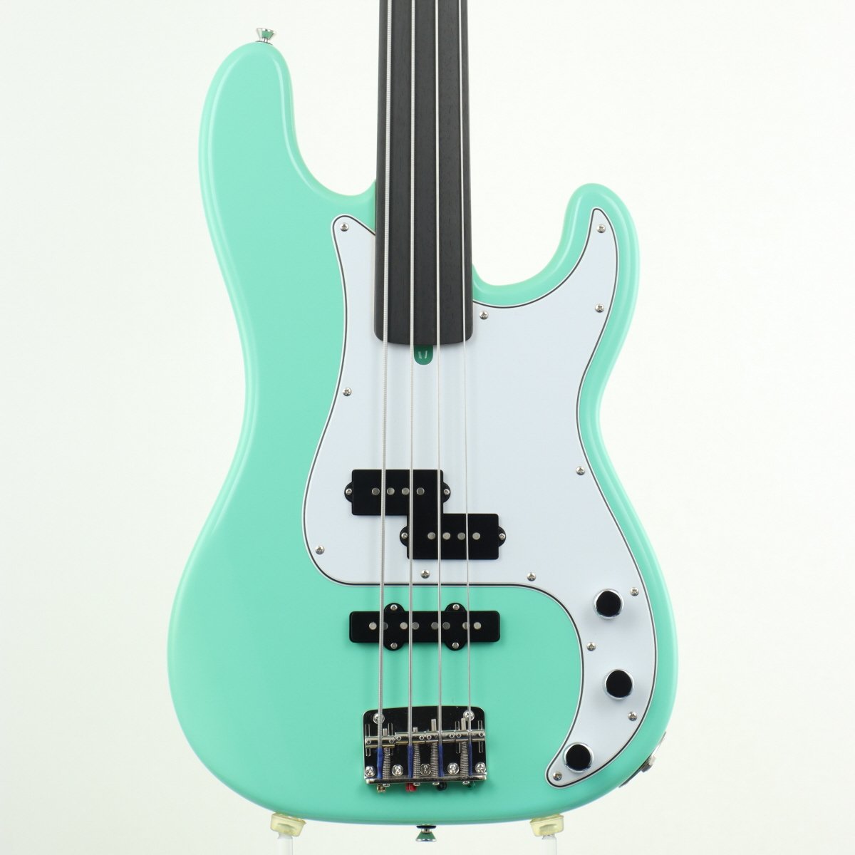 中古】Momose / MPB1-STD Custom Order Fretless Surf Green