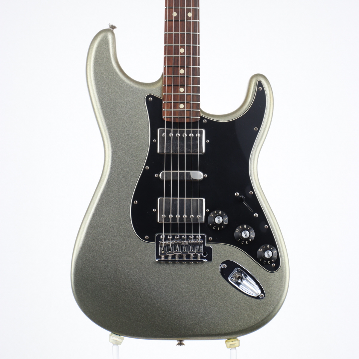 Fender Black Top Stratocaster HH Electric Guitar Used F/S