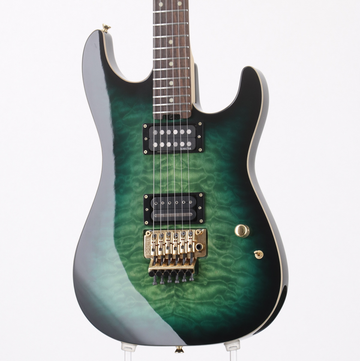 中古】SCHECTER / PA-LV/SX Emerald Green Burst Progauge