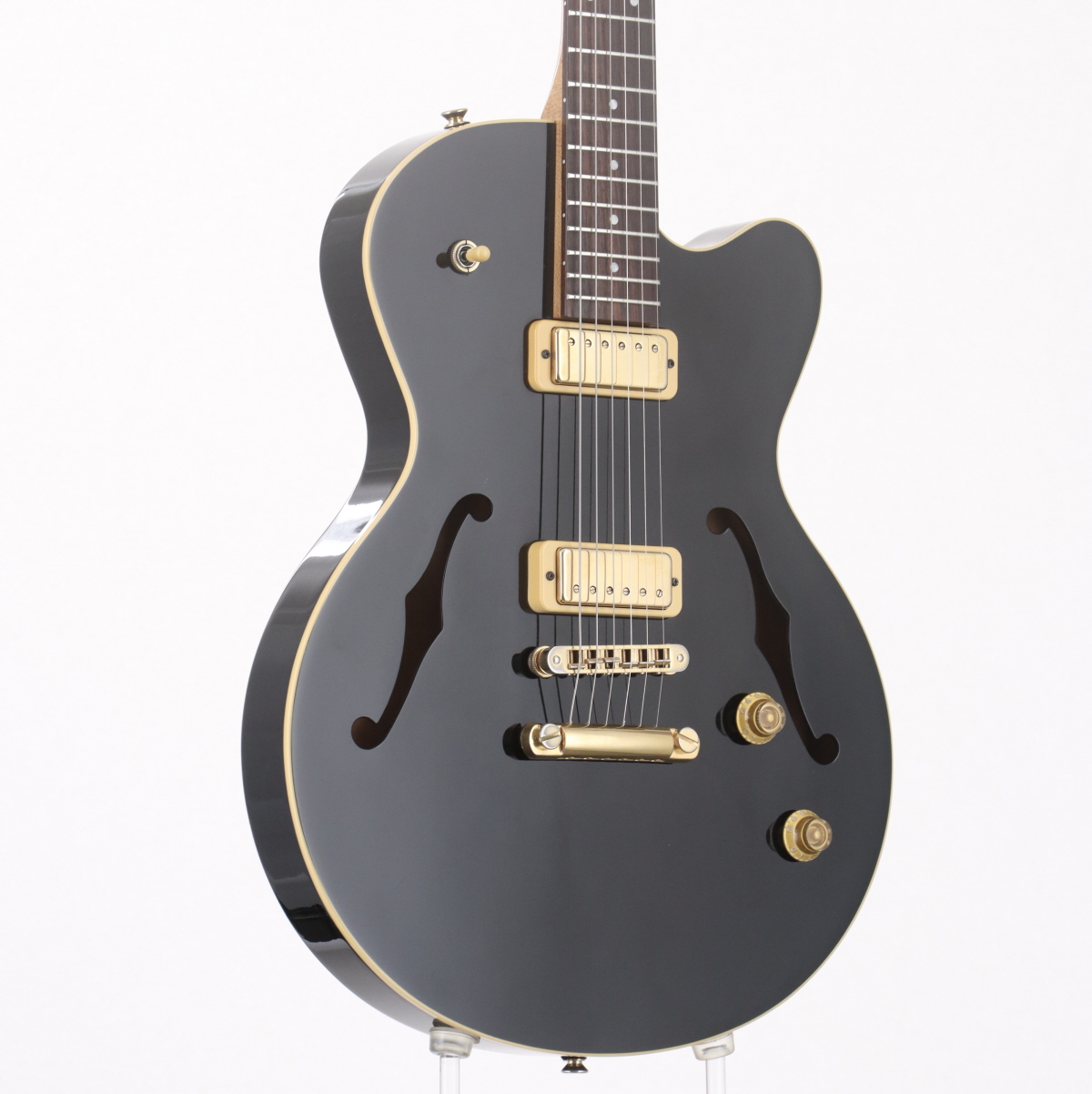 Yamaha AEX520　エレキギター Used Yamaha AEX 520 Semi Hollow Electric Guitar Black Finish