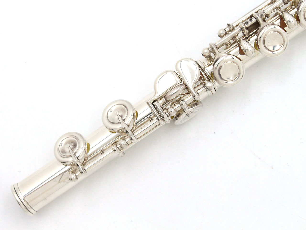 大人気新品  中古】YAMAHA / 全タンポ交換済み 頭部管銀製 YFL-514 フルート 管楽器・吹奏楽器