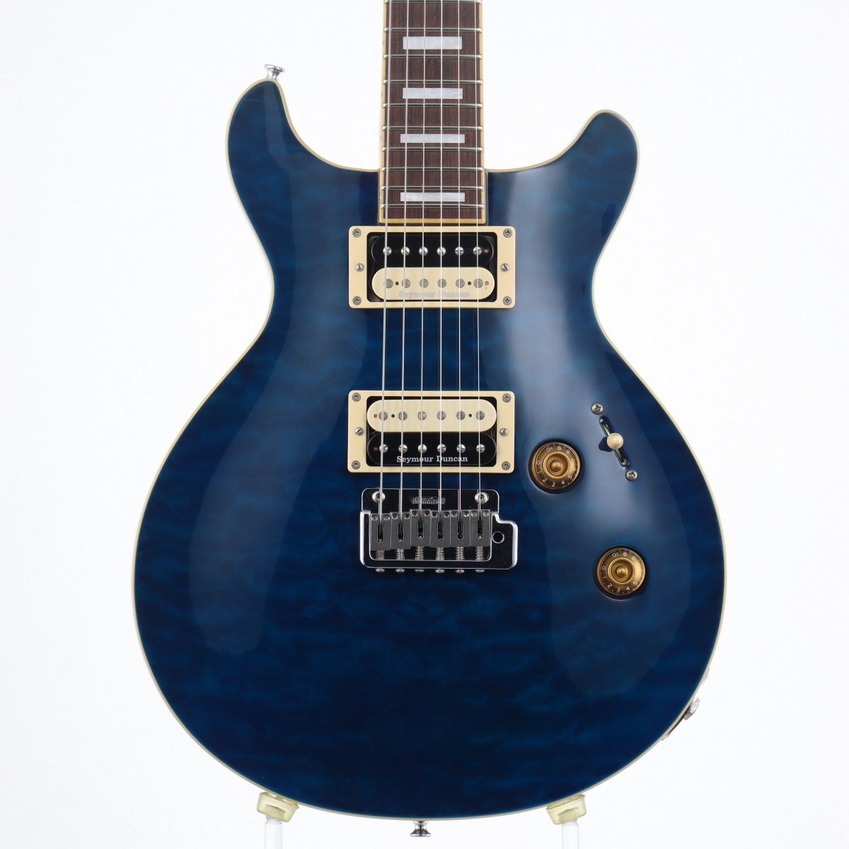 Edwards E-KT-125S/QM 24フレット 中古】Edwards / E-KT-125S/QM Black Aqua 【梅田限定！7月13日