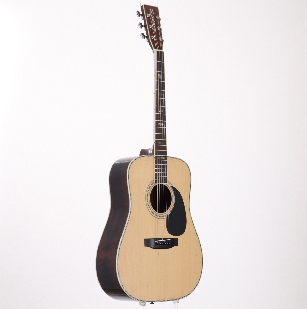 Morris W-40 アコースティックギター チューナー＆ストラップ付 Morris W-40 Acoustic Guitar Made in Japan アコースティック