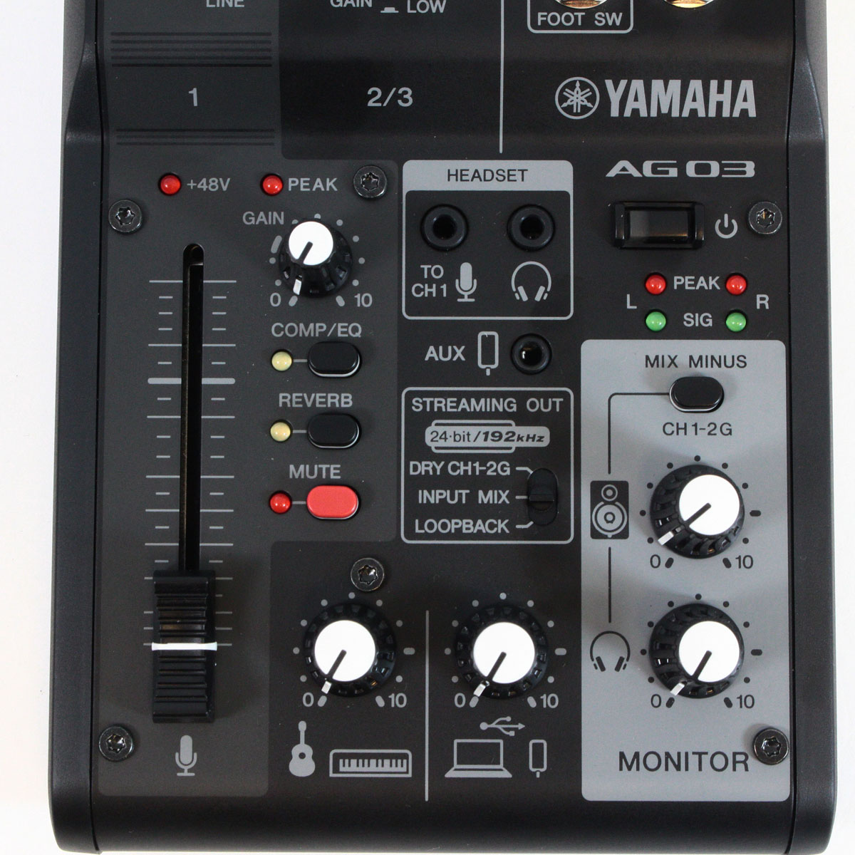 中古】 YAMAHA / AG03MK2 B / Live Streaming Mixer 【渋谷店
