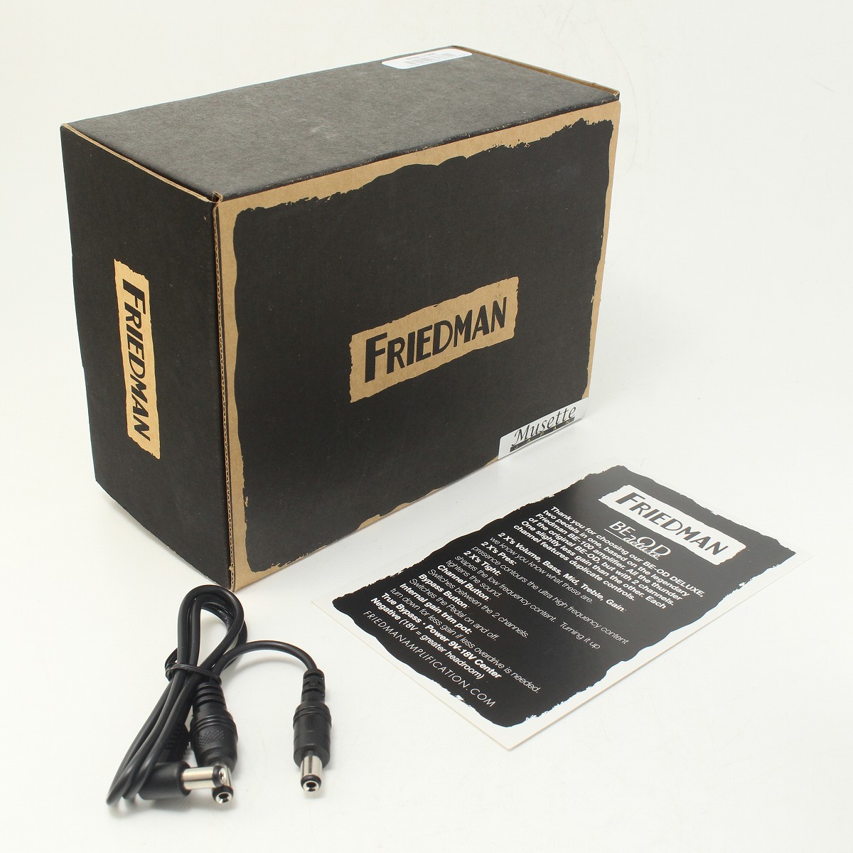 FRIEDMAN BE-OD美品中古18Vアダプター付き むずかしく