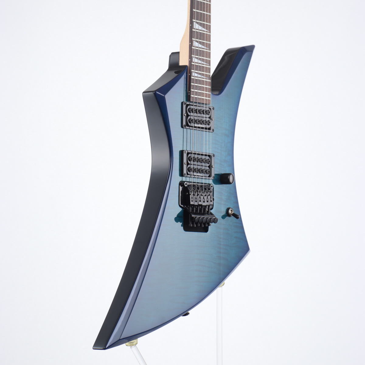 Jackson stars 日本製 Ink Blue Jackson Dinky JS22 DKA Arch Top Electric Guitar Metallic