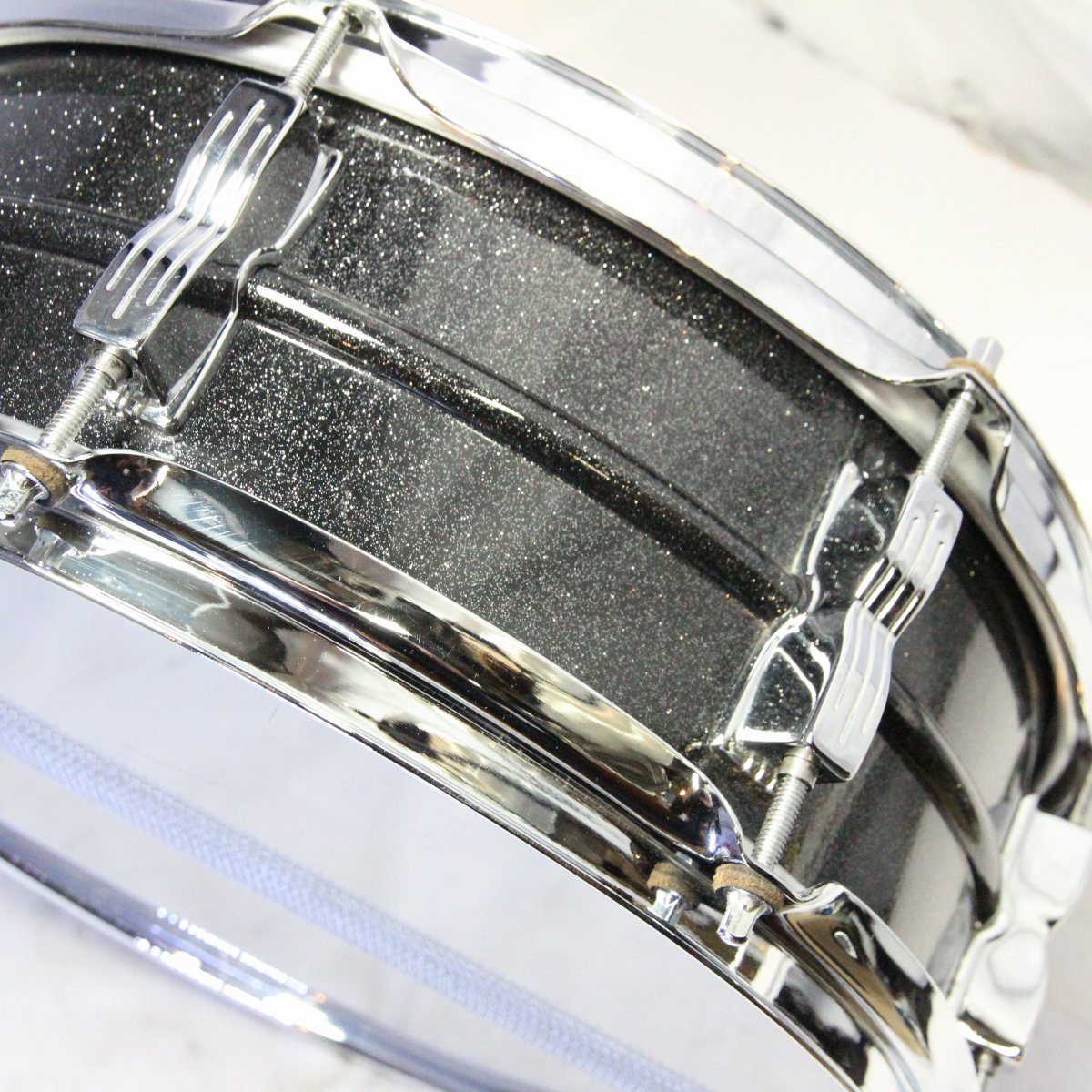 中古】LUDWIG / LM404 Acrolite 14x5 Black Galaxy アクロライト