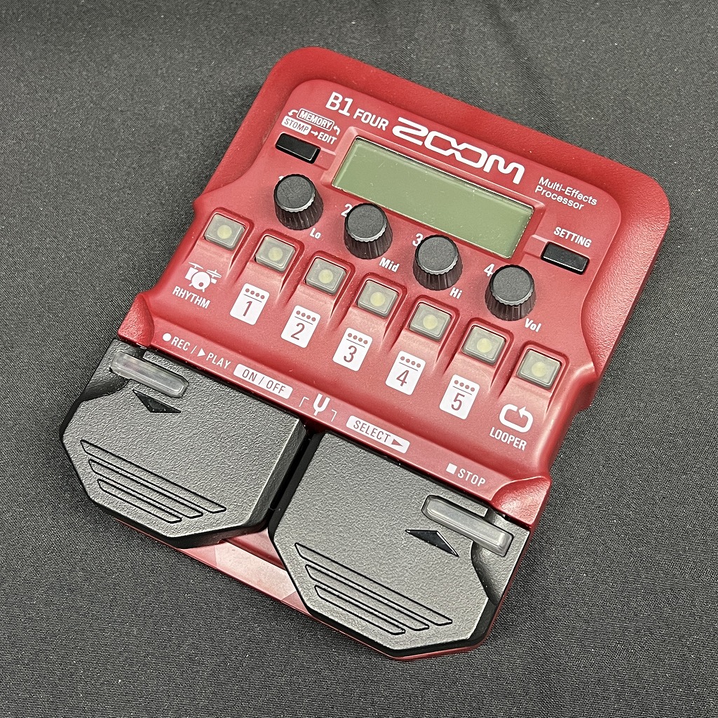中古】 ベースマルチエフェクター ZOOM B1 FOUR（B1 FOUR / B1X