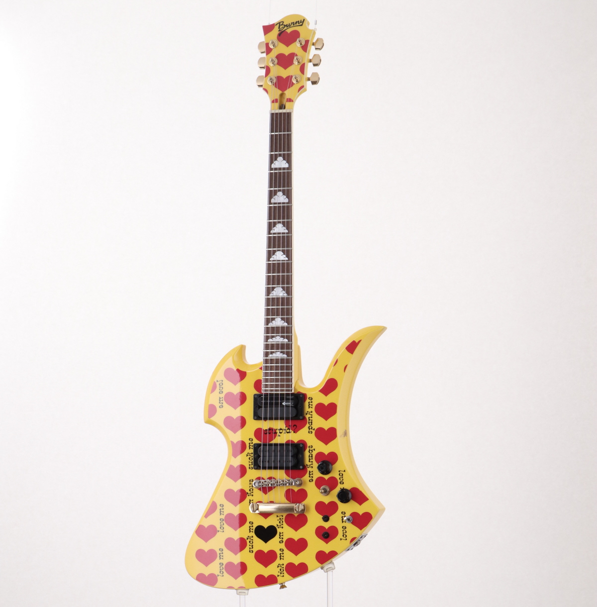 中古】FERNANDES/BURNY / MG-145S / hide Model Heart Yellow