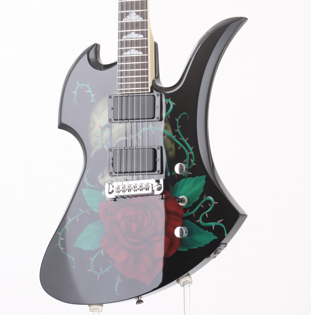 中古】FERNANDES / MG-160R Rose & Skull Graphic on Black