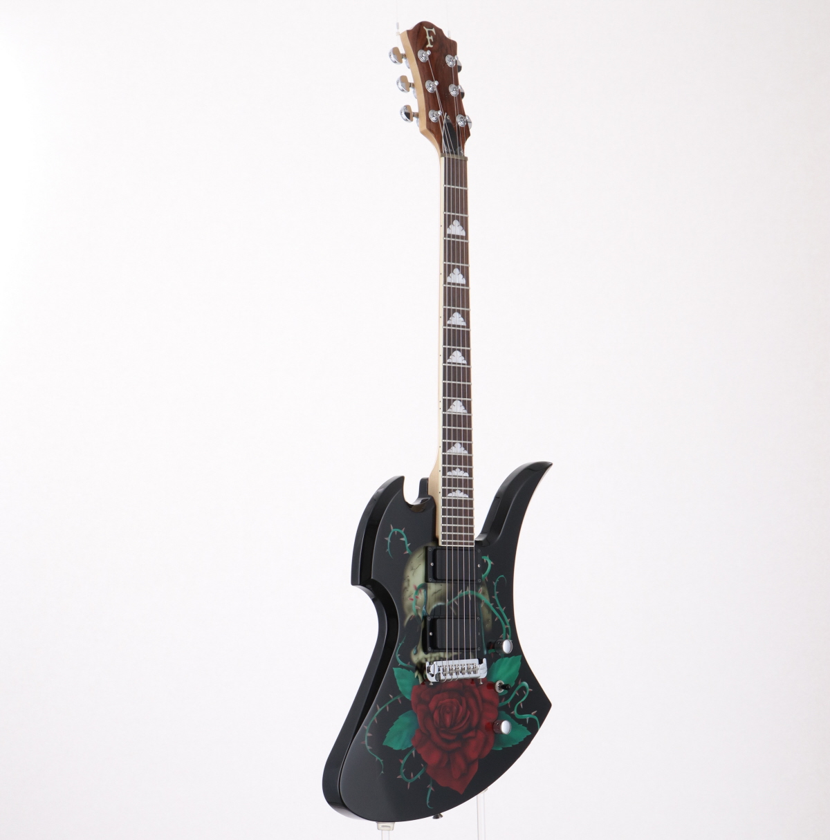 中古】FERNANDES / MG-160R Rose & Skull Graphic on Black