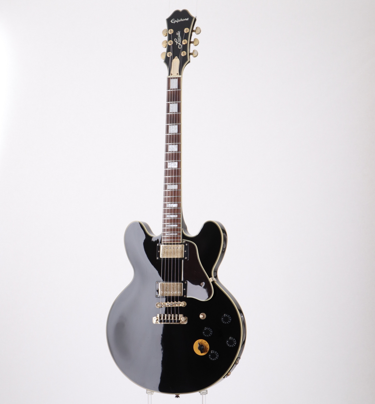 新品未使用エピフォンEpiphone B.B King Lucille Used Epiphone B.B. King Lucille Ebony 2008 | Cream City Music