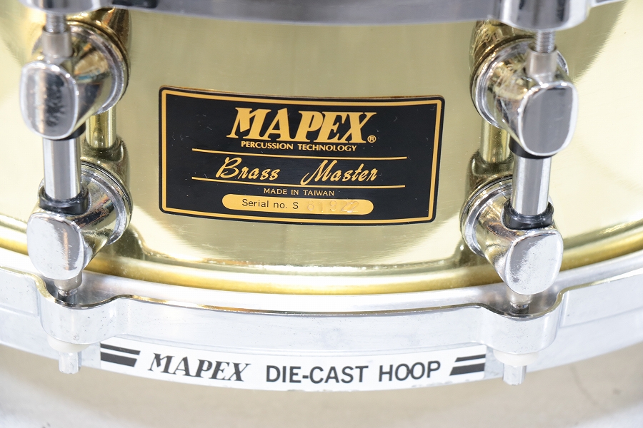 13日まで値下げ！MAPEX  スネア　Brass Master 14×6.5 13日まで値下げ！MAPEX スネア Brass Master 14×6.5（Mapex