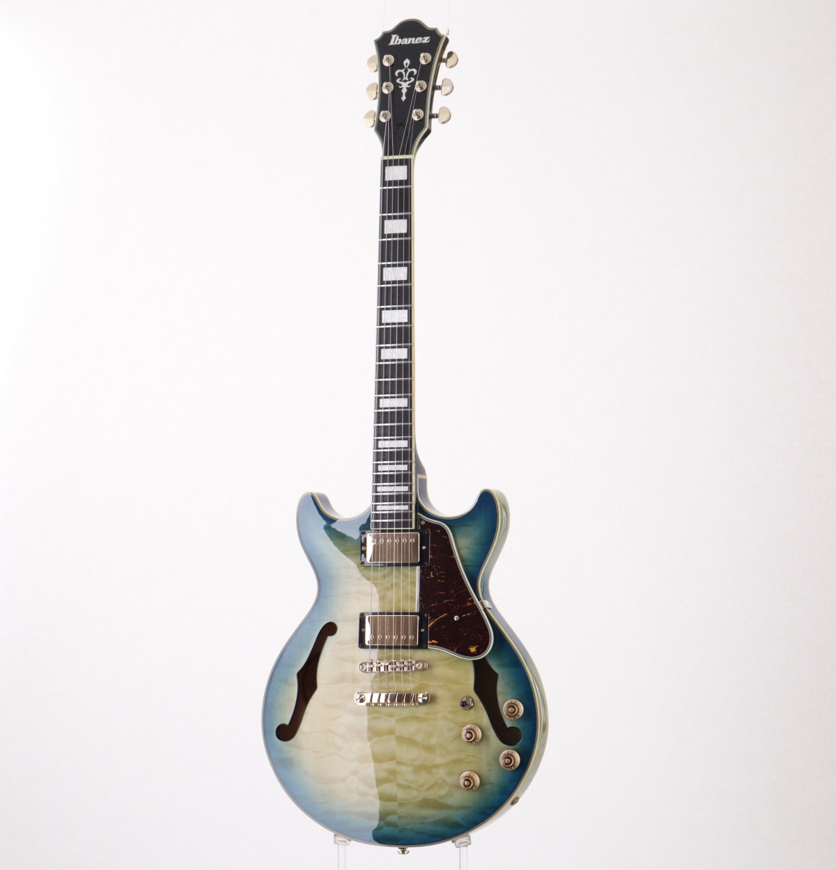 中古】Ibanez / AM93QM-JBB Jet Blue Burst Artcore