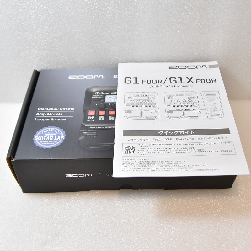 中古 ZOOM G1 FOUR 保証書 箱 有り - メルカリ