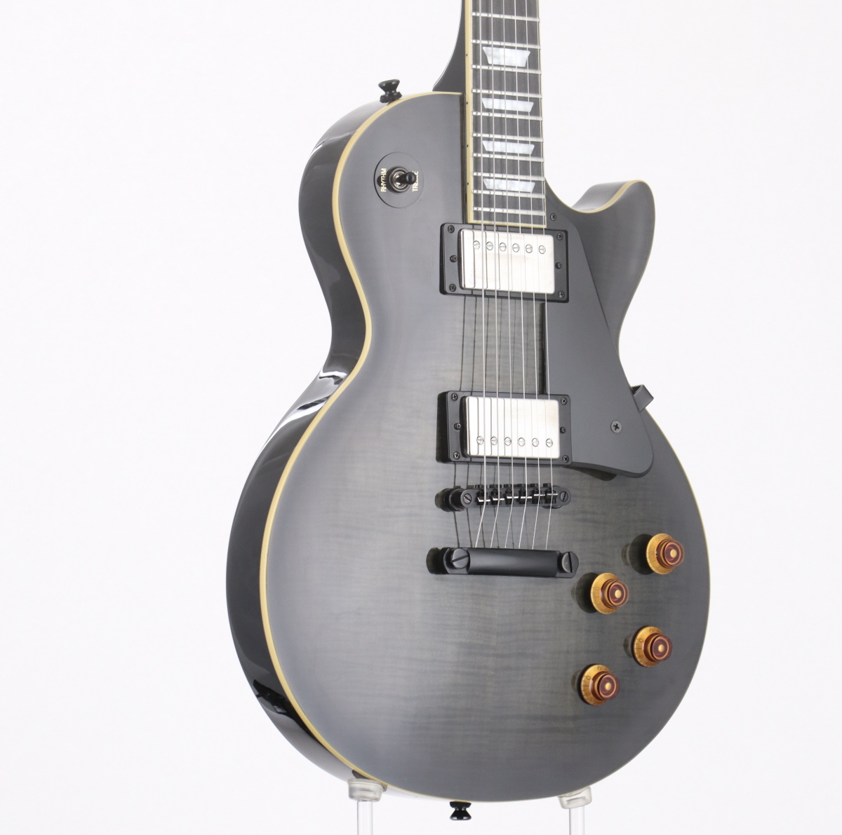 【モーちゃん】Epiphone レスポール　ギター　Trans Black Epiphone Les Paul Modern Graphite Black エレキギター