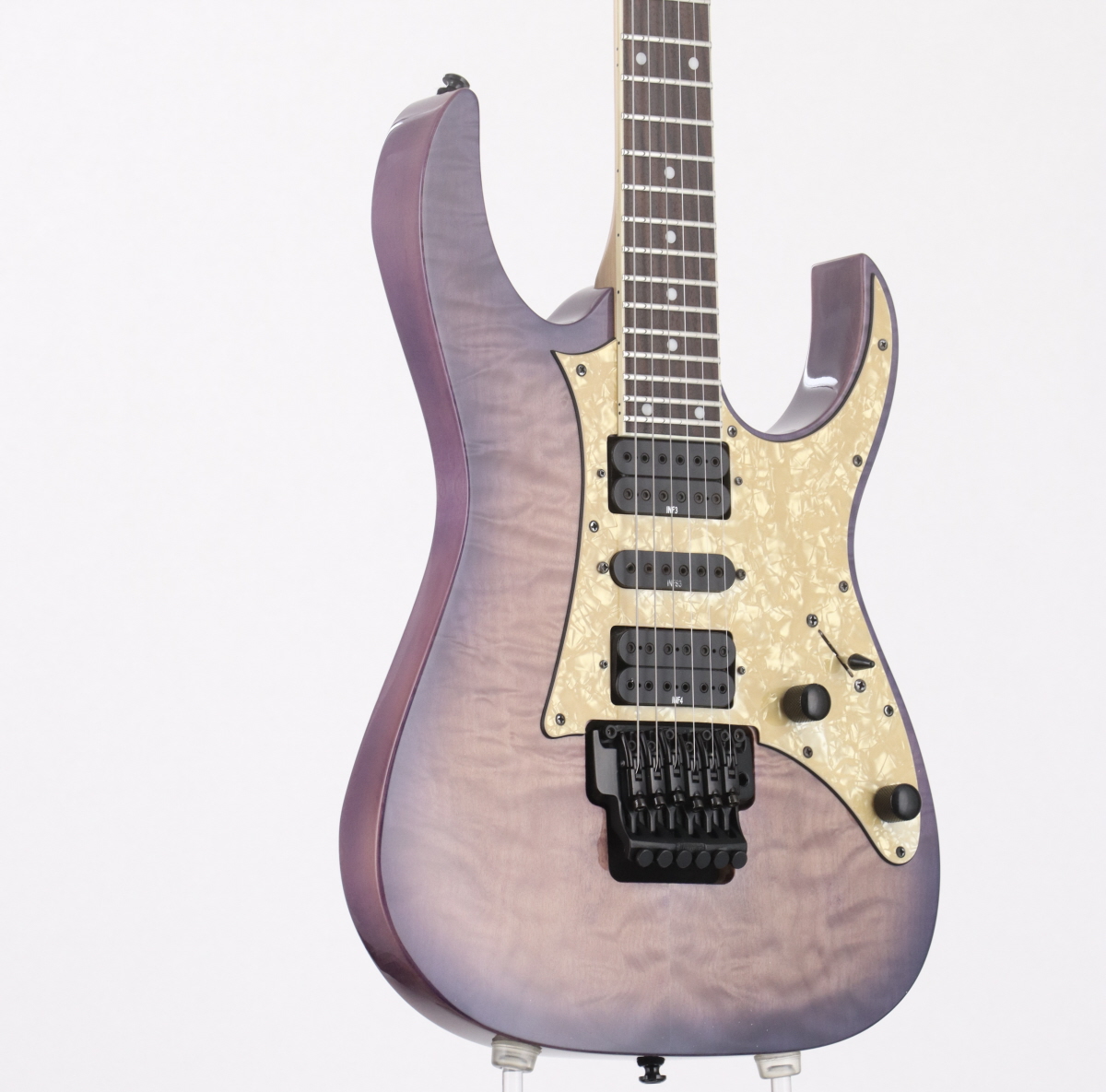 【ジャンク】Ibanez　RG350QM　パープル Yahoo!オークション - Ibanez アイバニーズ エレキギター